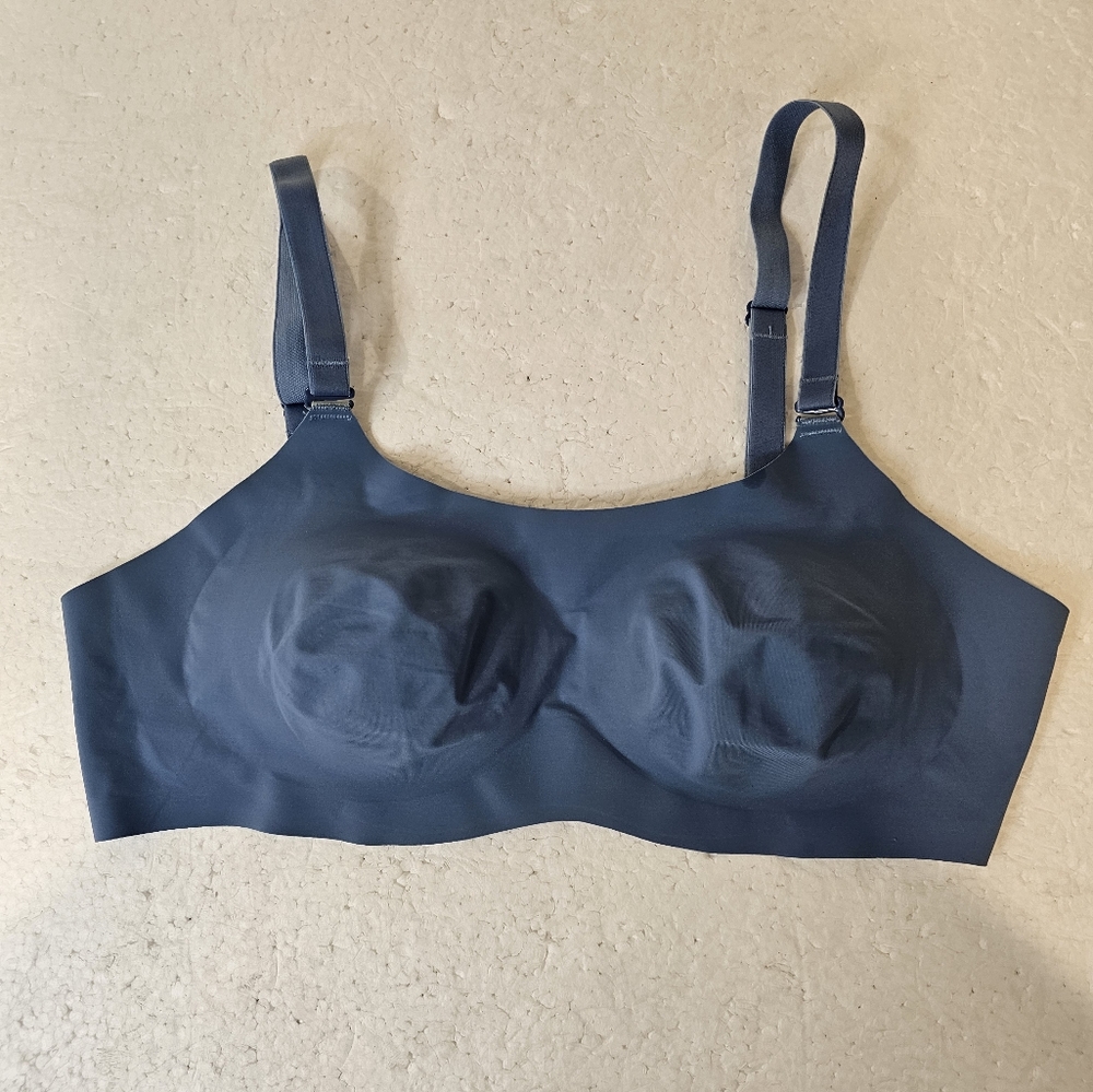 Size 3 Mid Blue Wireless Knix Bra